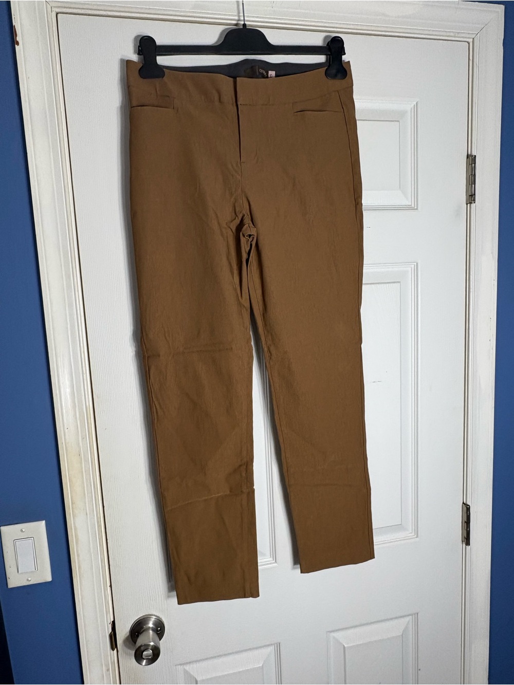 crosby. Women's Straight Chinos in Tan